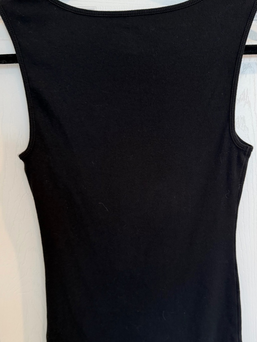 GAP Black Ribbed Logo Tank - Picture 2 of 4